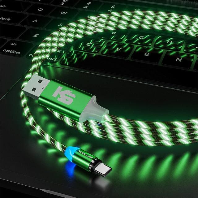 KEYSION Magnetic Cable Flowing Light LED Micro USB Cable - Premium Chargers & Powerbanks from Keysion - Just $13.00! Shop now at Dressmycell.com KEYSION Magnetic Cable Flowing Light LED Micro USB Cable - Premium Chargers & Powerbanks from Keysion - Just $13.00! Shop now at Dressmycell.com